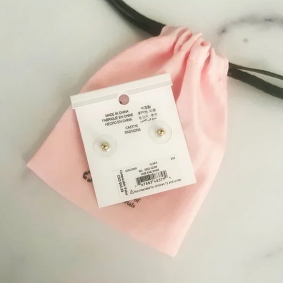 kate spade clear studs. - Picture 4 of 4